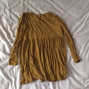 long sleeve smock dress